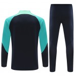 Barcelona Sweatshirt Za Trening Četvrt-Zip 2023-24 Crna